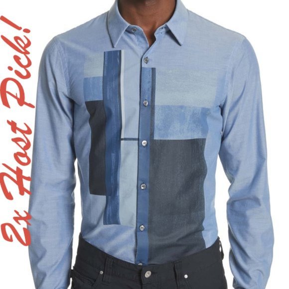 Giorgio Armani Other - 2x HP🎉ARMANI Colorblock Sport Shirt Men's XXL NEW